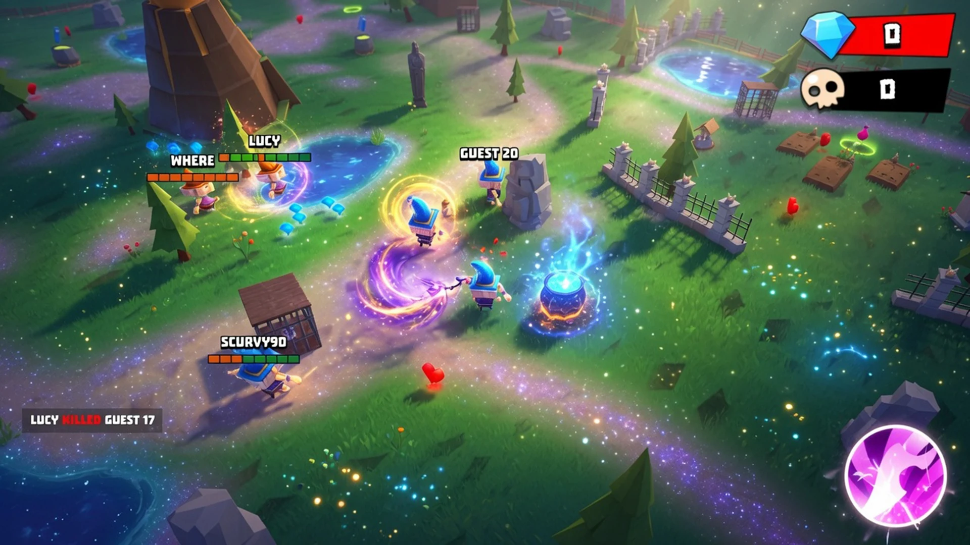 Pixel Battle IO: Magic Land screenshot