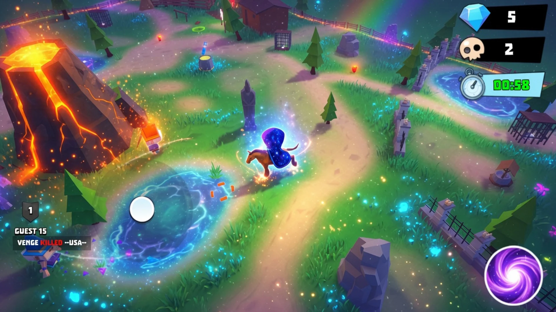 Pixel Battle IO: Magic Land screenshot
