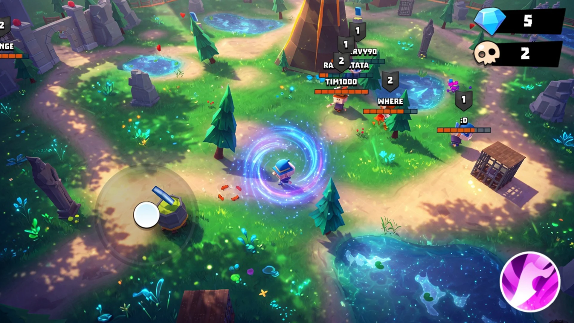 Pixel Battle IO: Magic Land screenshot
